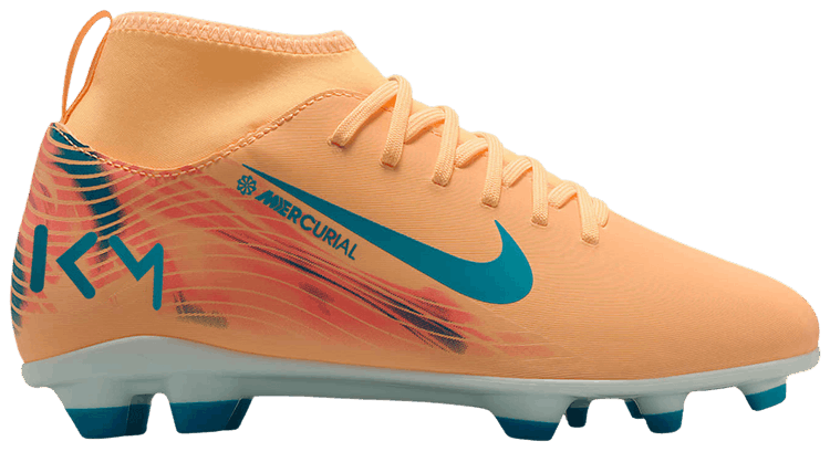 Kylian Mbappe x Nike Jr Mercurial Superfly 10 GS Melon TintIglooNeo Turquoise