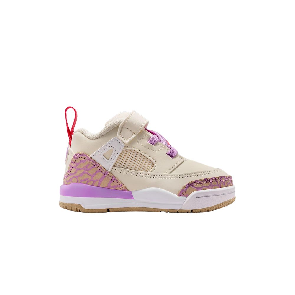 Air Jordan Spizike Low TD 'Pale Ivory/Rush Fuchsia/Desert/Fusion Red' | White | Infant Size 8 - HJ7825-106