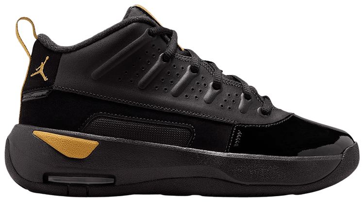 Air Jordan Max Aura 7 GS BlackBlackMetallic Gold