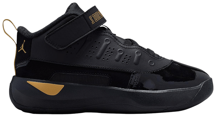 Air Jordan Max Aura 7 PS BlackBlackMetallic Gold