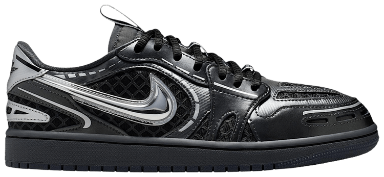 Air Jordan 1 Low Method of Make  BlackWhiteAnthraciteMetallic Silver