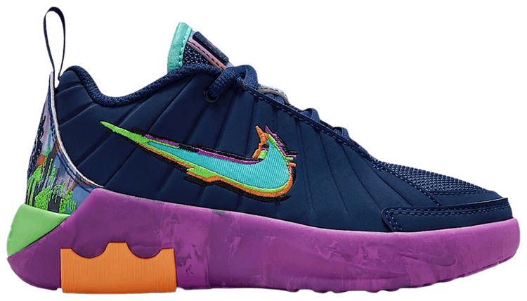 Nike LeBron Witness 9 PS Blue VoidVivid PurpleGreen StrikeBleached Turquoise