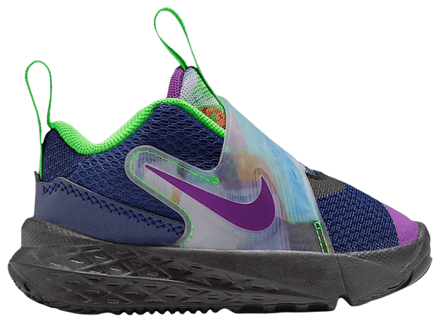 Nike Team Hustle D 12 TD Blue VoidBlackGreen StrikeVivid Purple