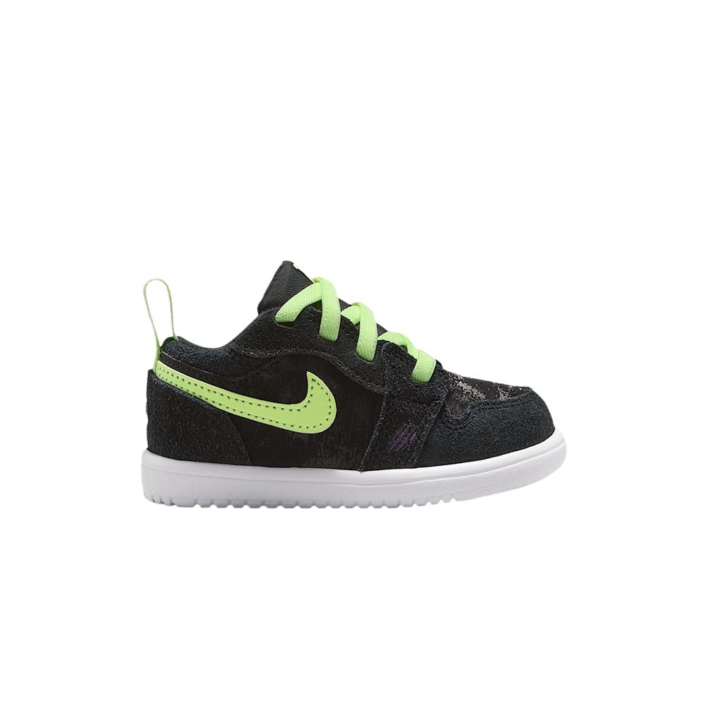 Air Jordan 1 Low Alt TD 'Black/Dark Raisin/White/Barely Volt' | Infant Size 7 - HV4804-001