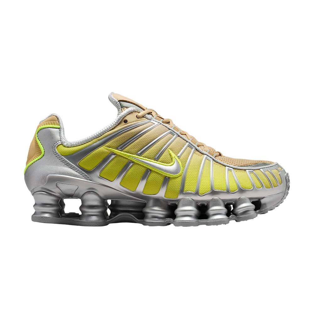 Nike Wmns Shox TL Fade  'Team Gold/Metallic Silver/Pure Platinum/Volt' | Black | Women's Size 7 - IH1336-700