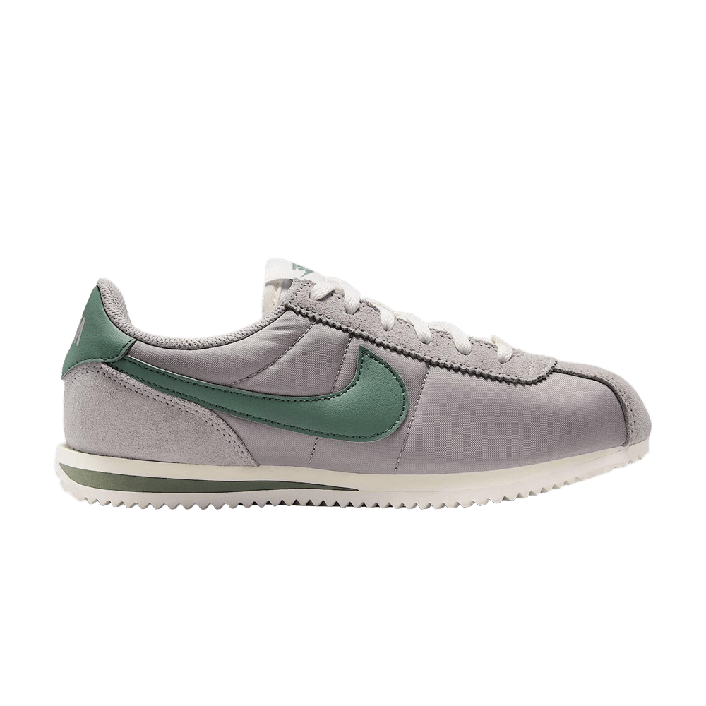 grey and white nike cortez