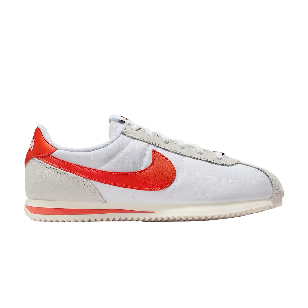Pre-owned Nike Cortez Gs 'white/sail/summit White/picante Red' | Grey | Kid's Size 7 In Gray