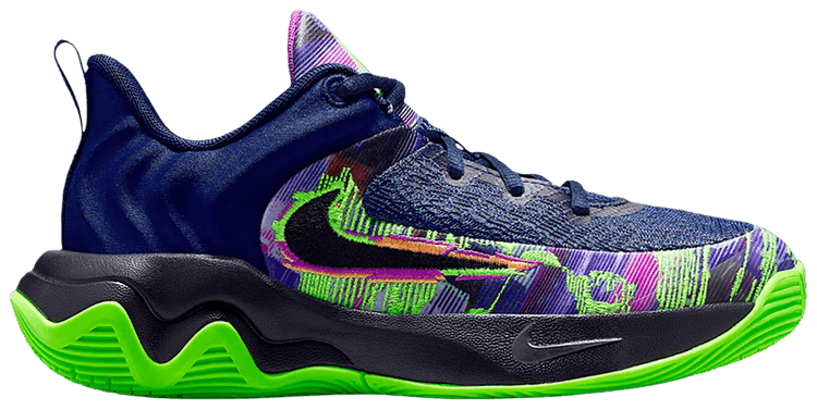 Nike Giannis Immortality 4 GS Blue VoidGreen StrikeVivid PurpleBlack