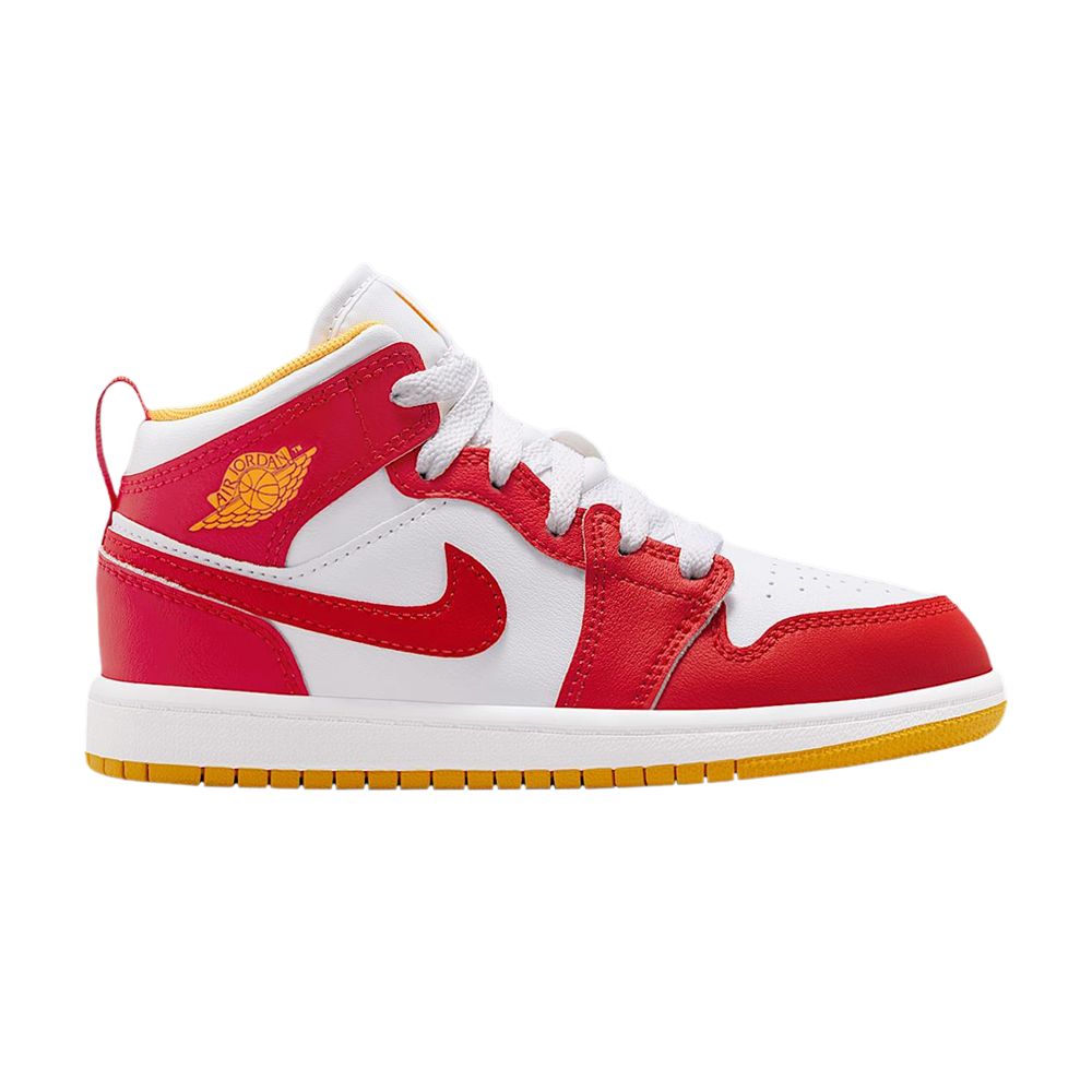 Air Jordan 1 Mid PS 'Speed Red/Gold/White' | Kid's Size 11.5 - IM6563-624