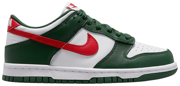 Nike Dunk Low GS FirWhiteUniversity Red