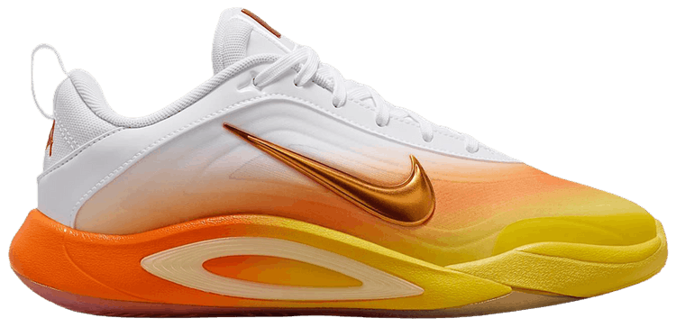 Nike AOne SE GS WhiteChrome YellowSafety Orange