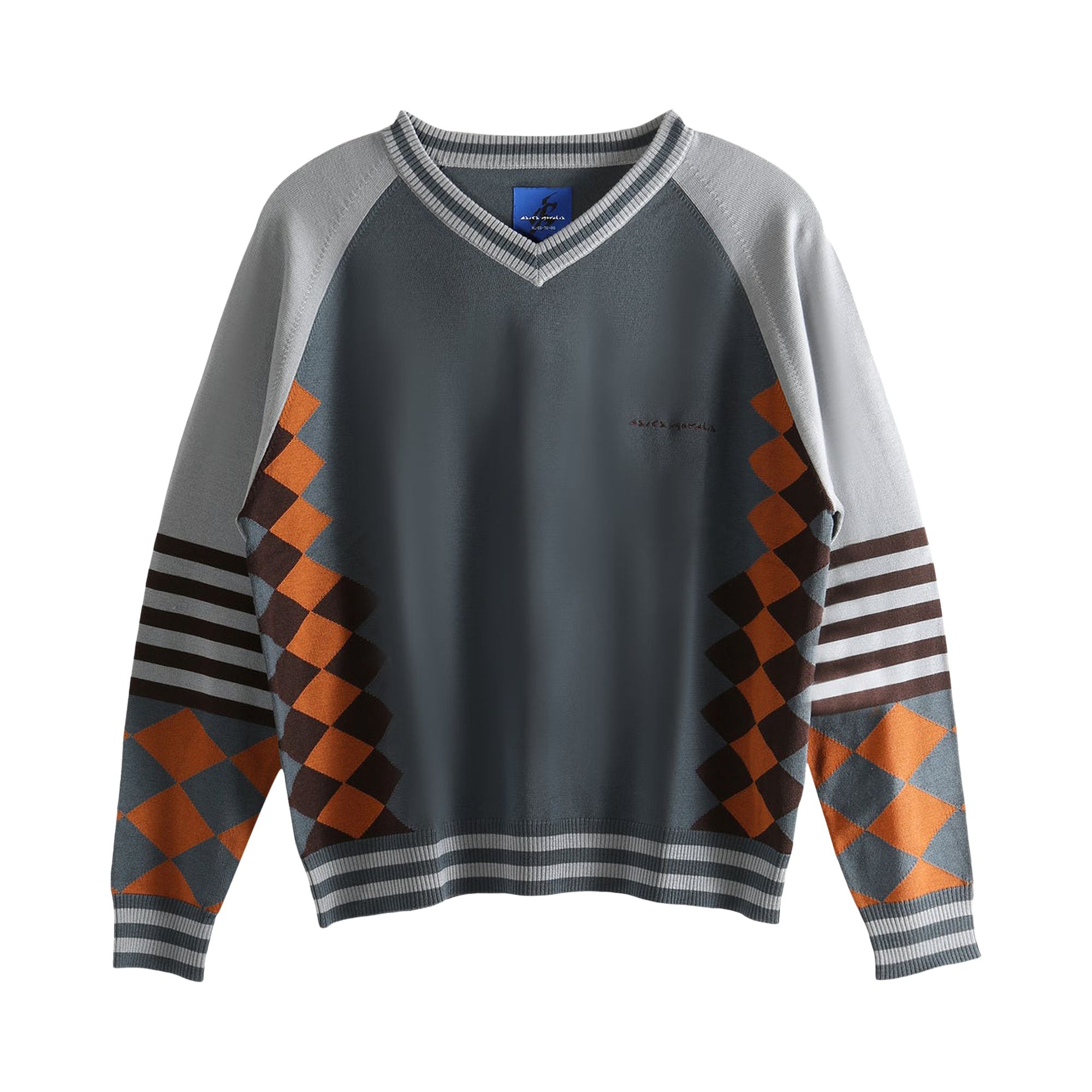 Pre-owned Asics X Kiko Kostadinov Novalis Laricoid Knit Jumper 'mist/rust' | Blue | Men's Size M