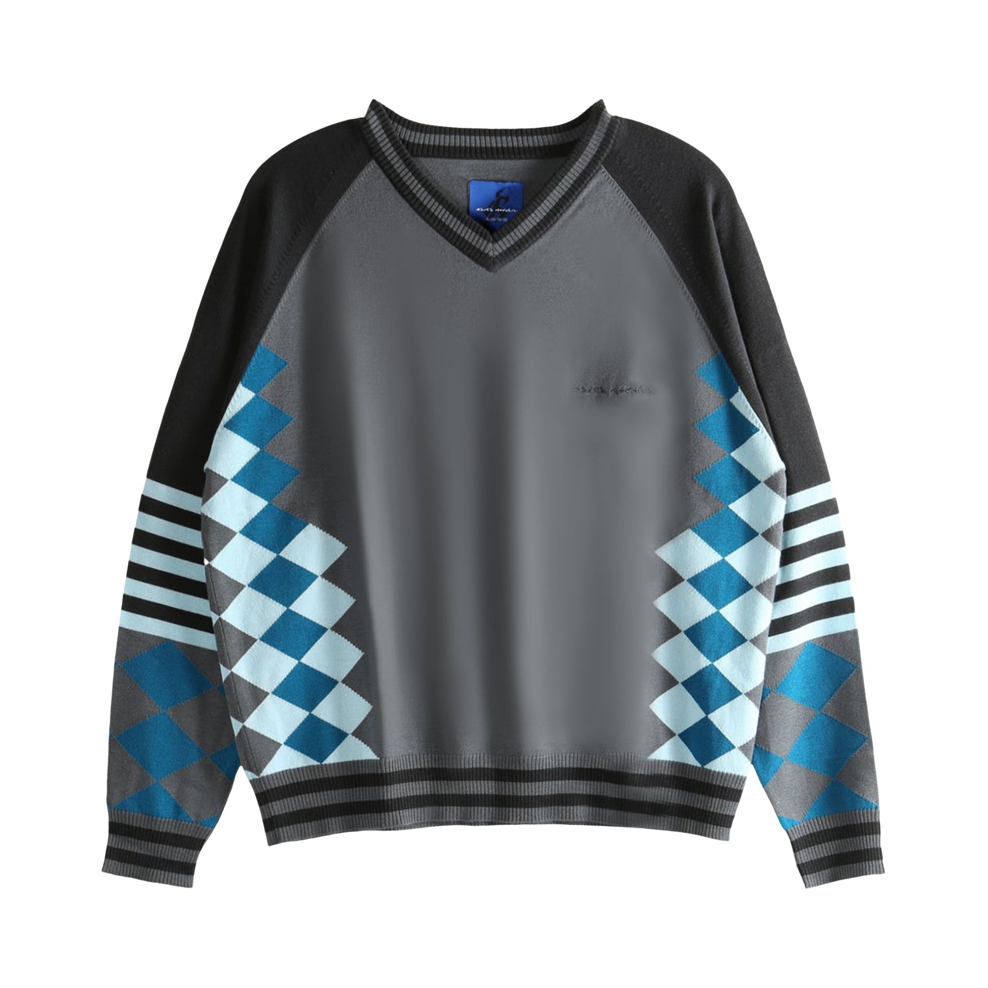 Pre-owned Asics X Kiko Kostadinov Novalis Laricoid Knit Jumper 'anchor Grey/sky' | Men's Size M In Gray