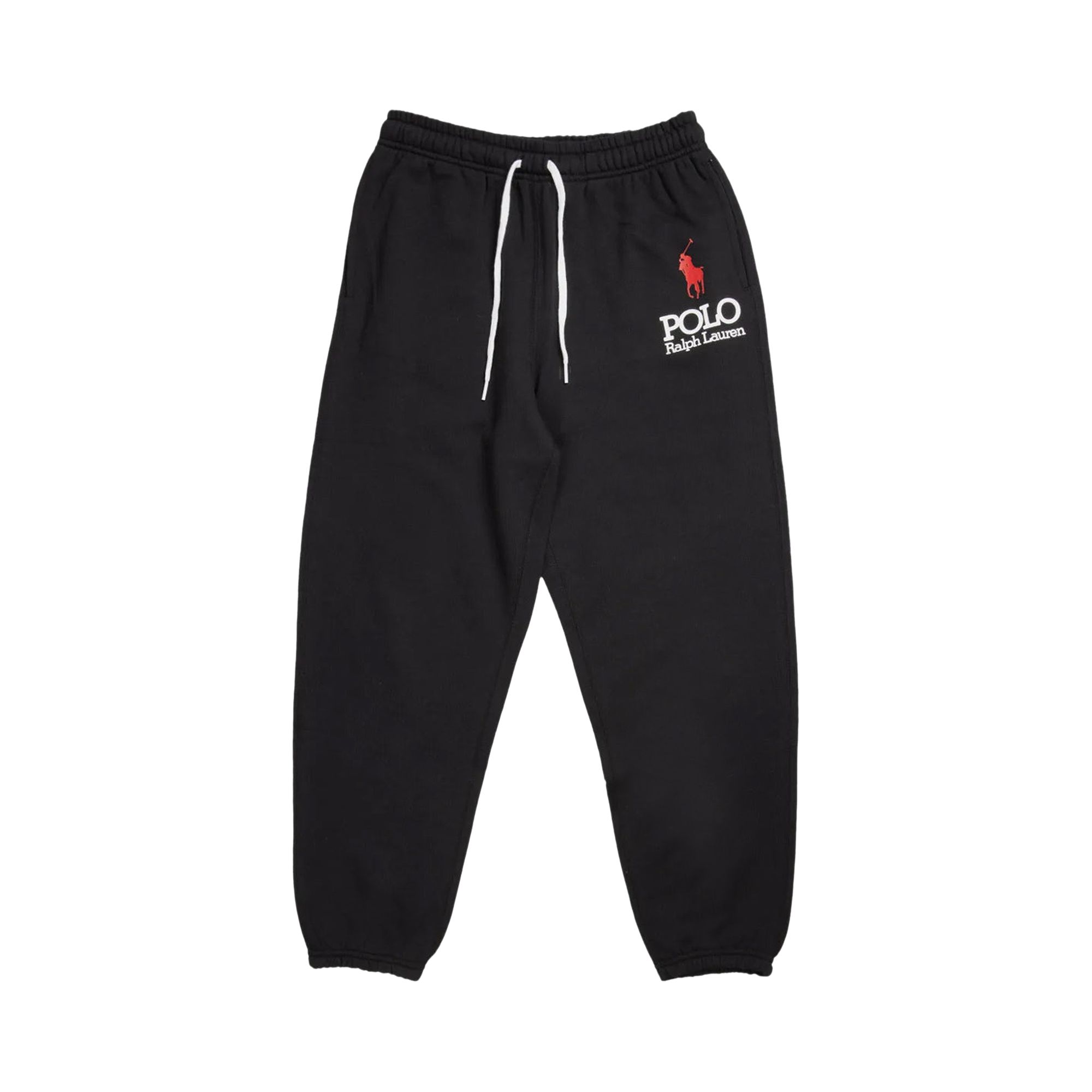 Pre-owned Polo Ralph Lauren Island Fleece Ankle Jogger Pants 'polo Black' | Women's Size S