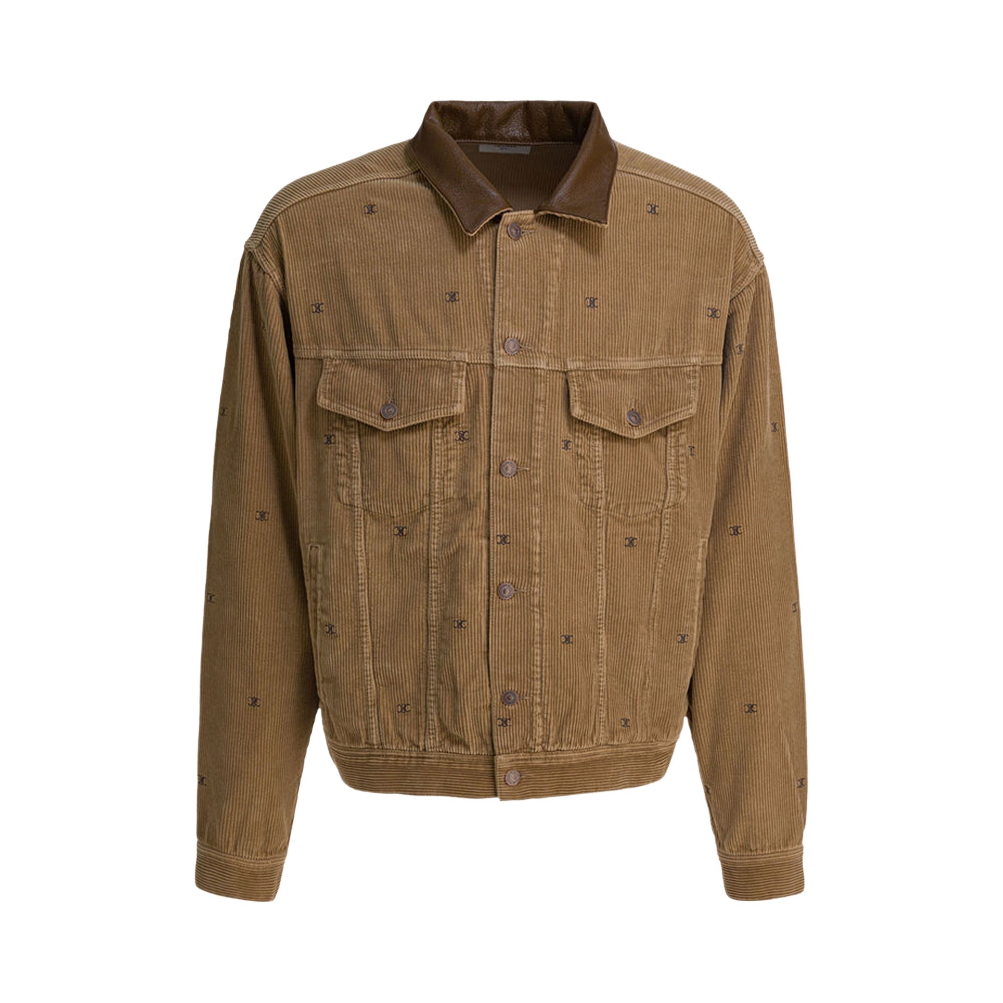 Pre-owned Celine Oversized Trucker Jacket 'light Coffee/light Stone Wash' | Brown | Men's Size L