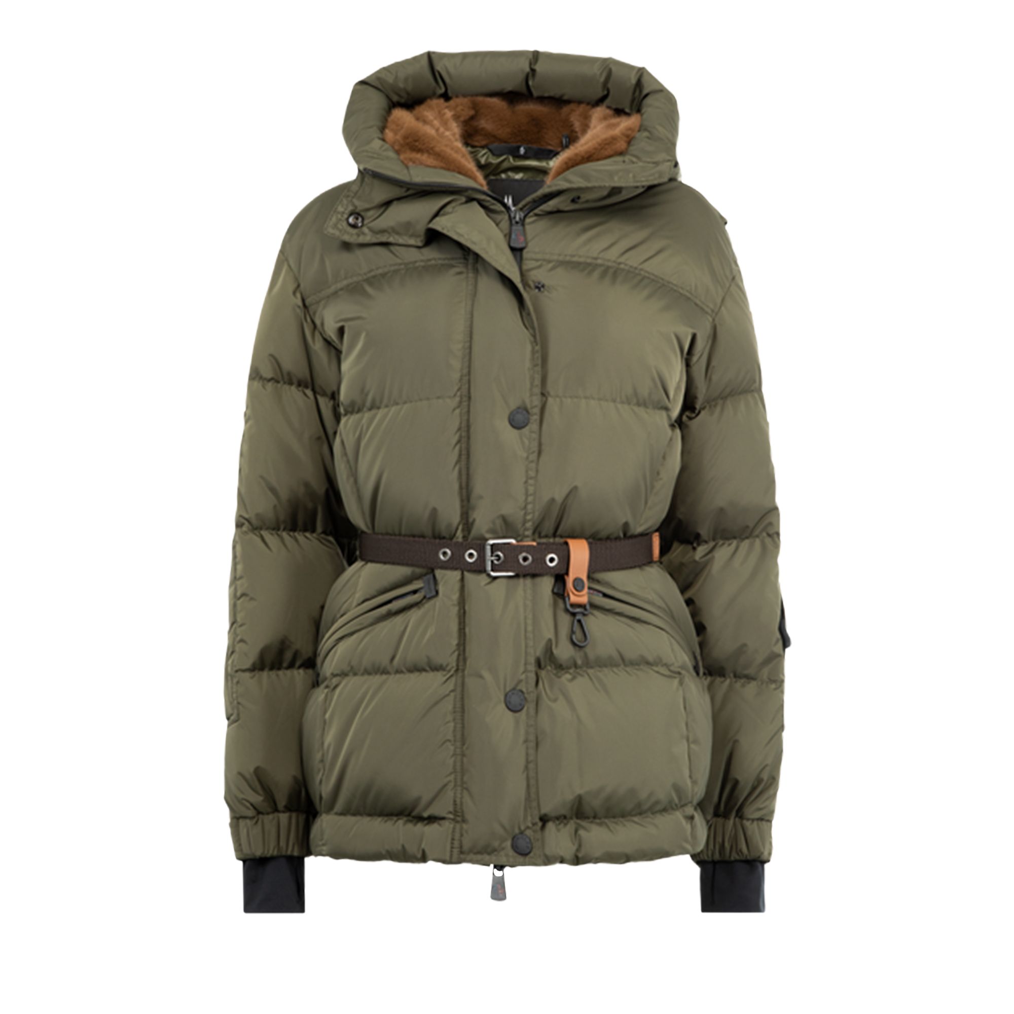 Pre-owned Moncler Grenoble Salastrains Jacket 'olive' | Green | Women's Size 4