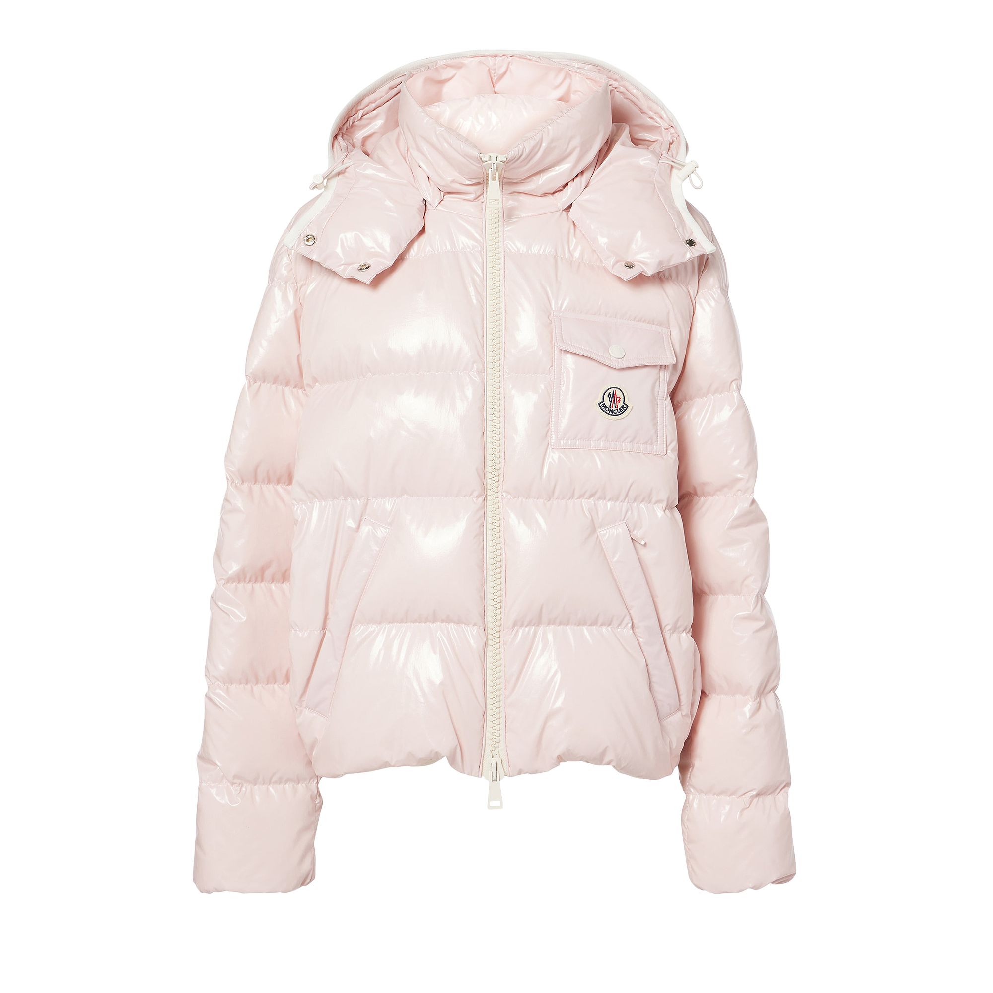 Pre-owned Moncler Andro Hooded Jacket 'pink' | Women's Size 0