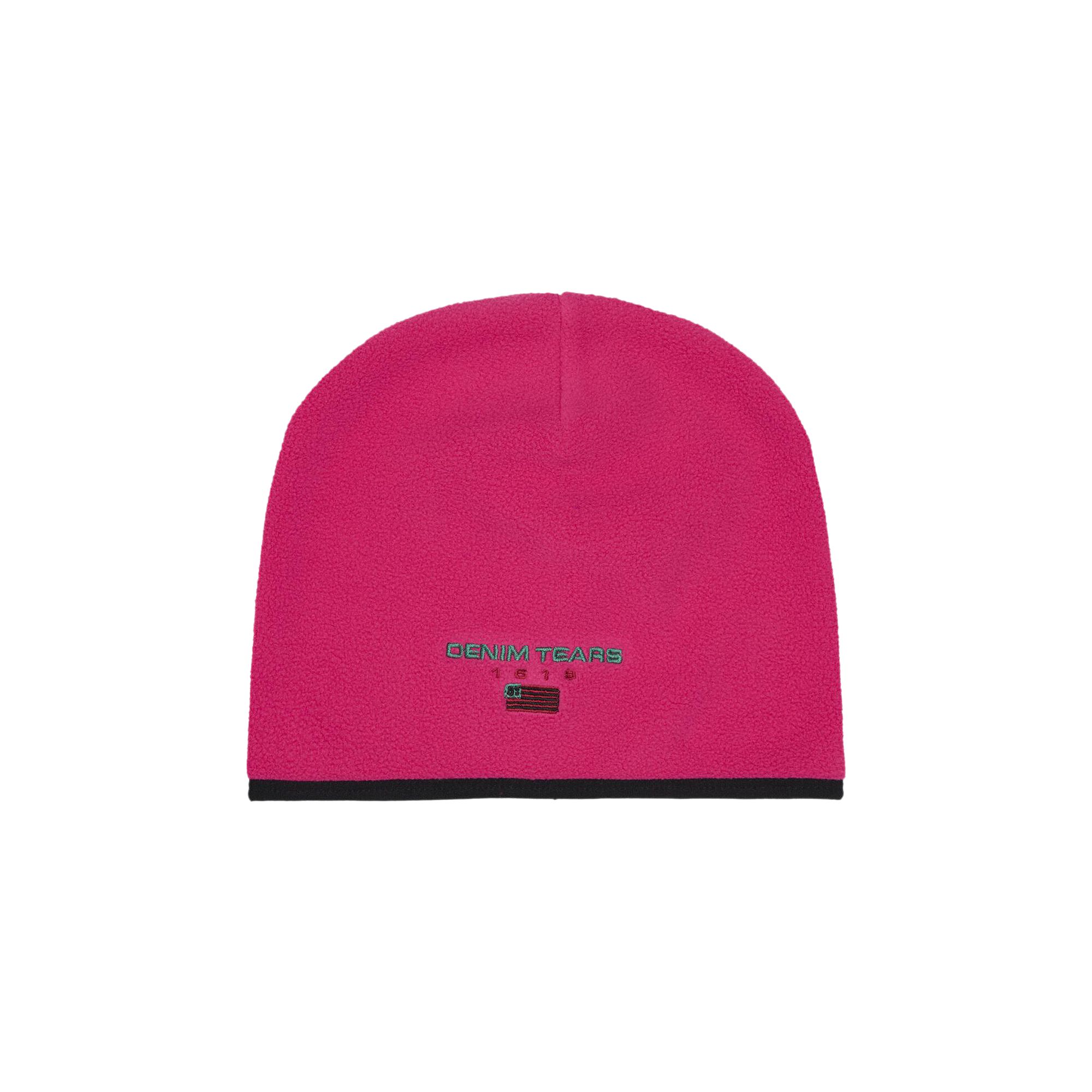 Pre-owned Denim Tears Polar Fleece Beanie 'pink' | Men's Size L/xl