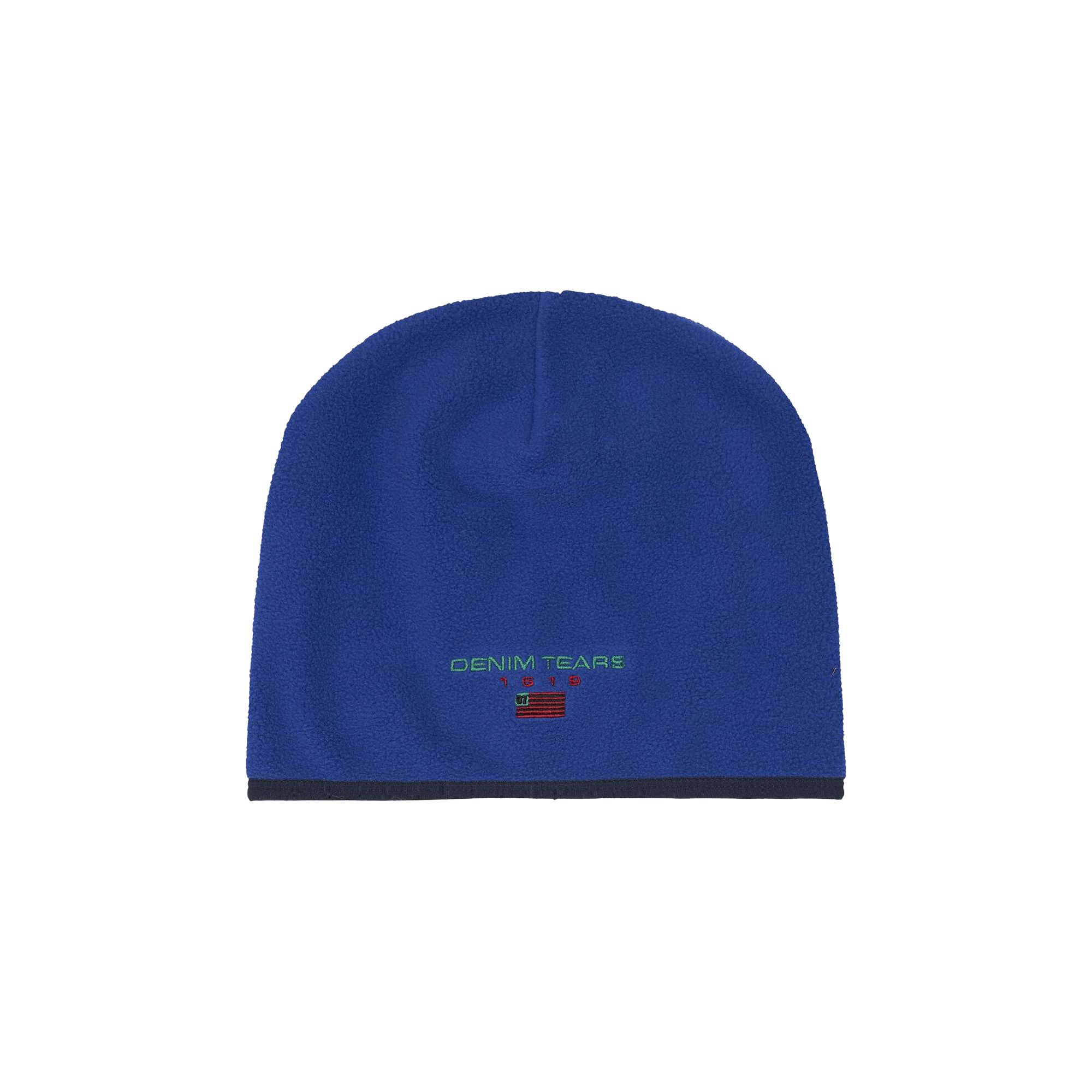 DENIM TEARS Pre-owned Polar Fleece Beanie 'royal Blue' | Men's Size S/m