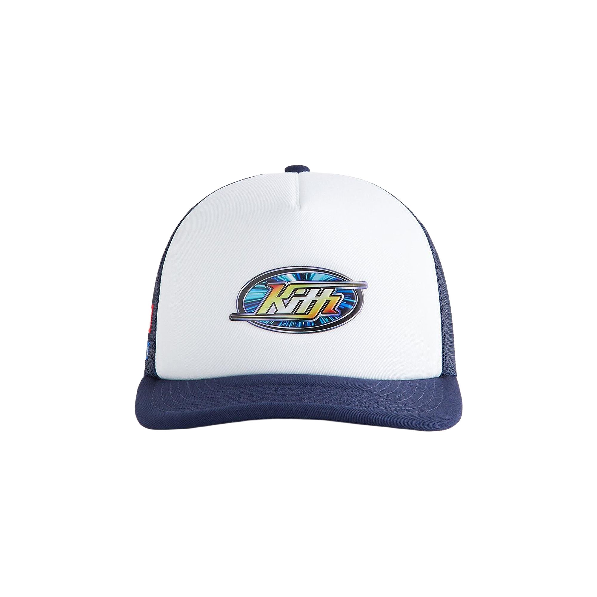 Pre-owned Kith X Marvel Vs. Capcom Twill Nolan Trucker Hat 'nocturnal' | Black | Men's Size Onesize