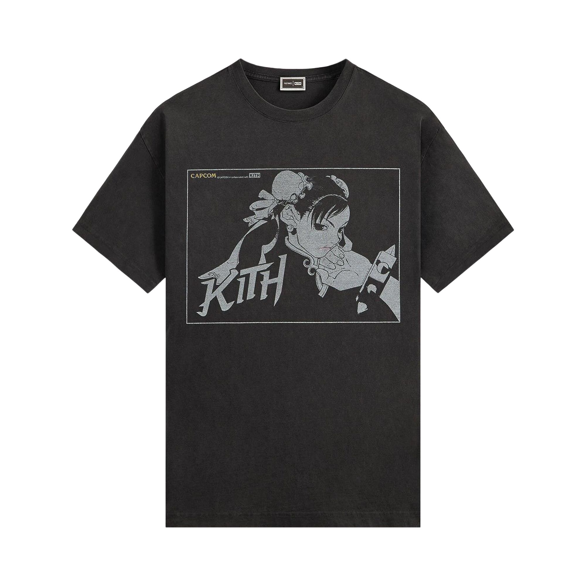 Pre-owned Kith X Capcom Chun Li Vintage Tee 'black' | Men's Size M