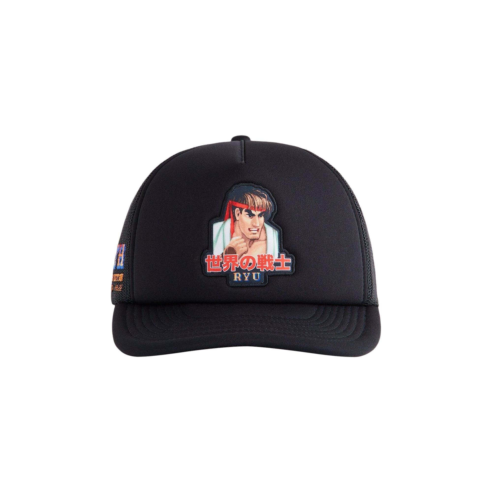 Pre-owned Kith X Capcom Ryu Nolan Trucker Hat 'black' | Men's Size Onesize