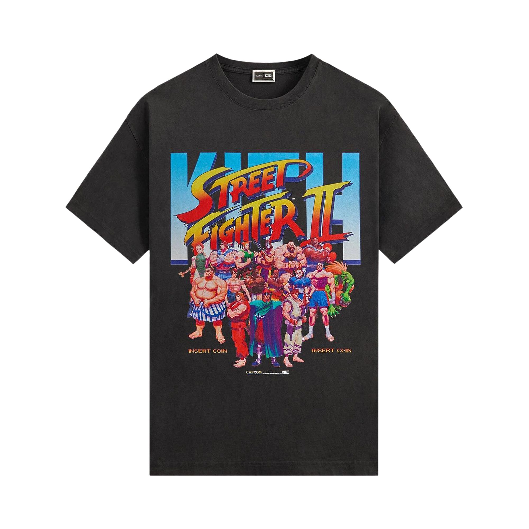 Pre-owned Kith X Capcom Super Street Fighter Vintage Tee 'black' | Men's Size M