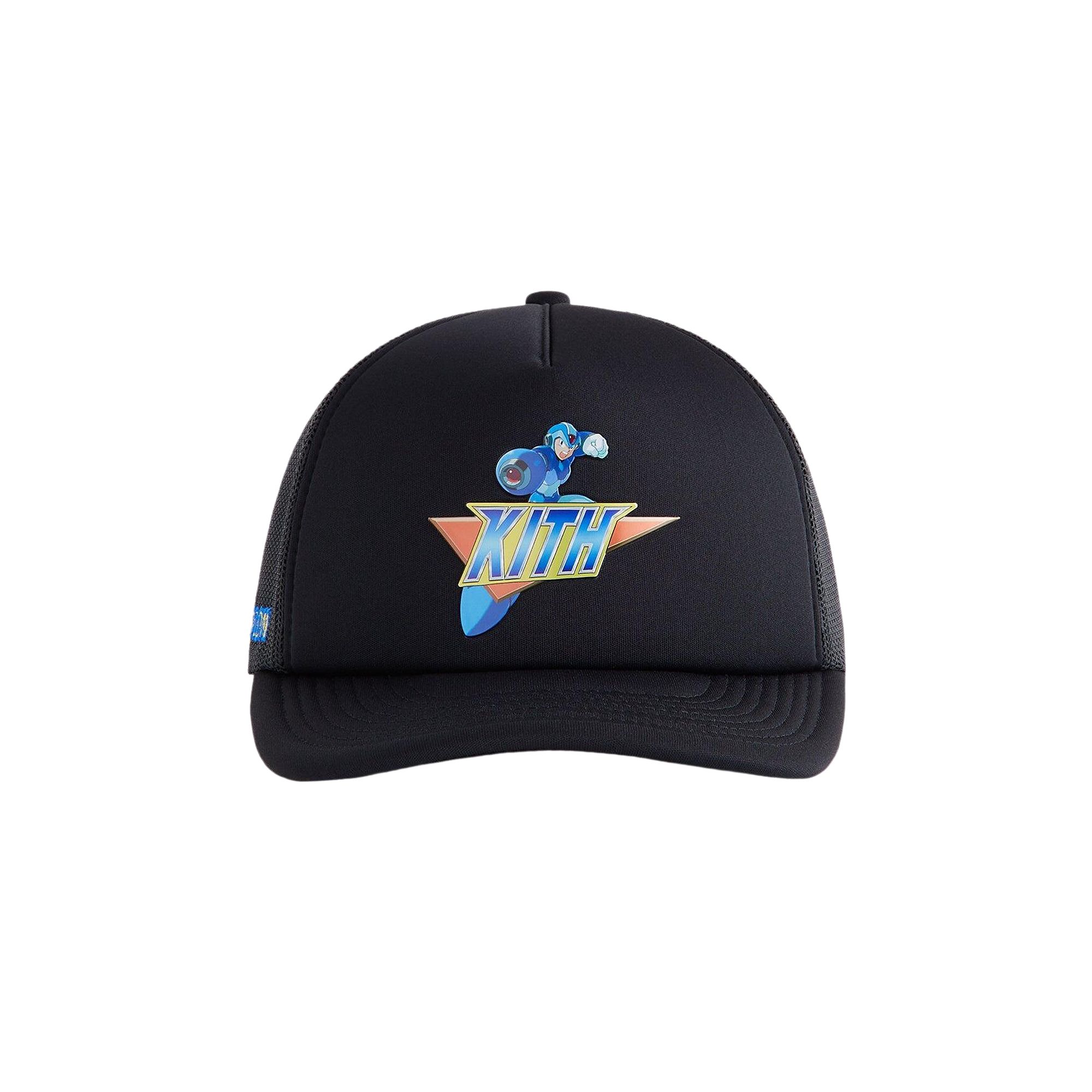 KITH Pre-owned X Capcom Mega Man Nolan Trucker Hat 'black' | Men's Size Onesize