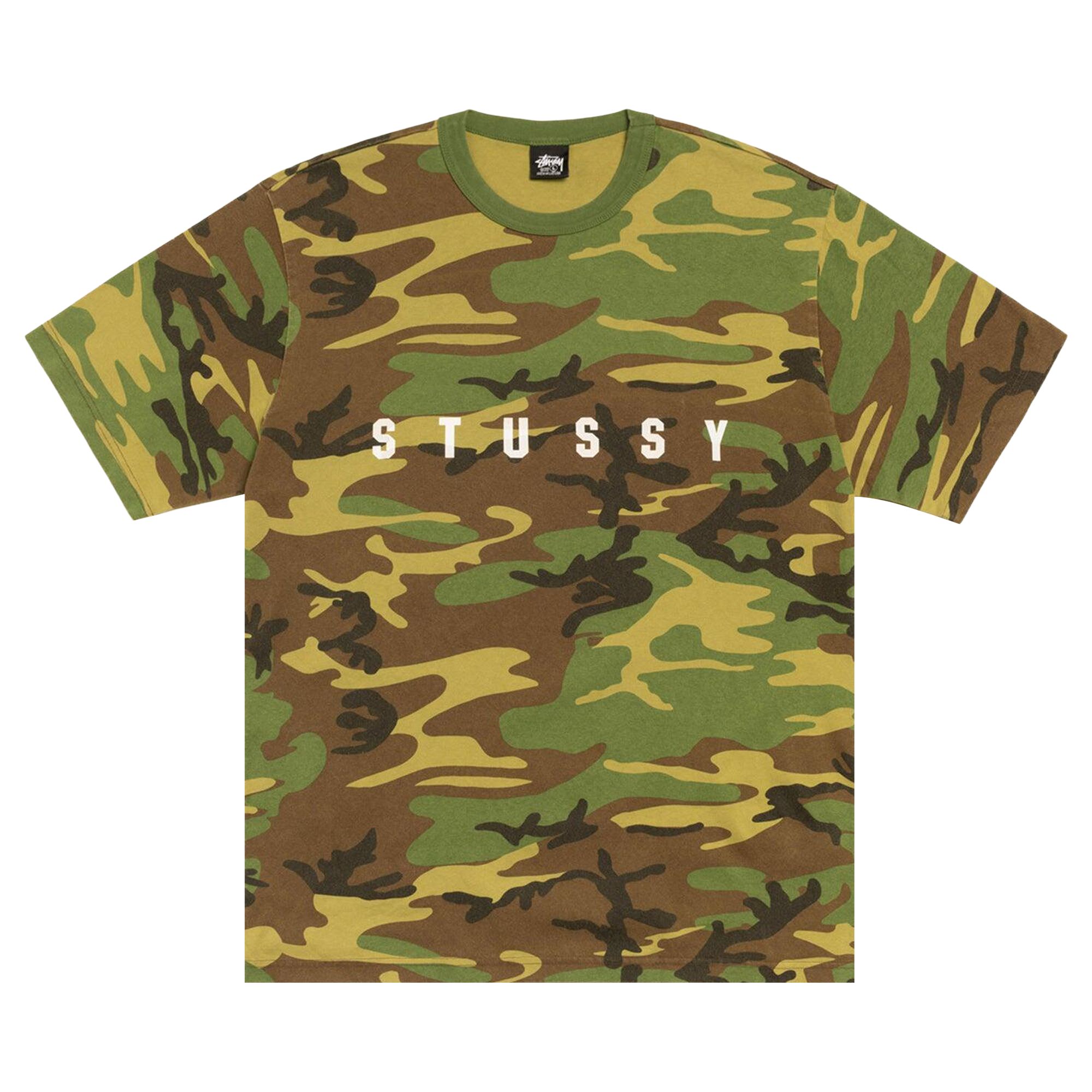 Pre-owned Stussy Lens Tee 'camo' | Green | Men's Size L