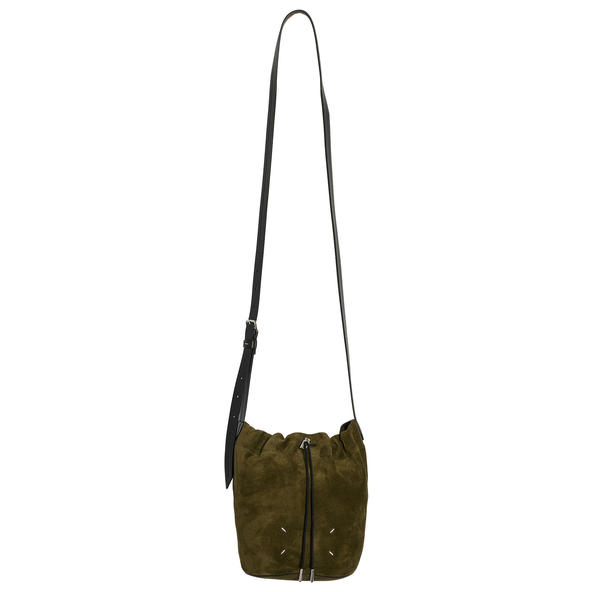 Pre-owned Maison Margiela Belt Bag Pouch 'khaki/black/chestnut' | Brown | Women's Size Onesize