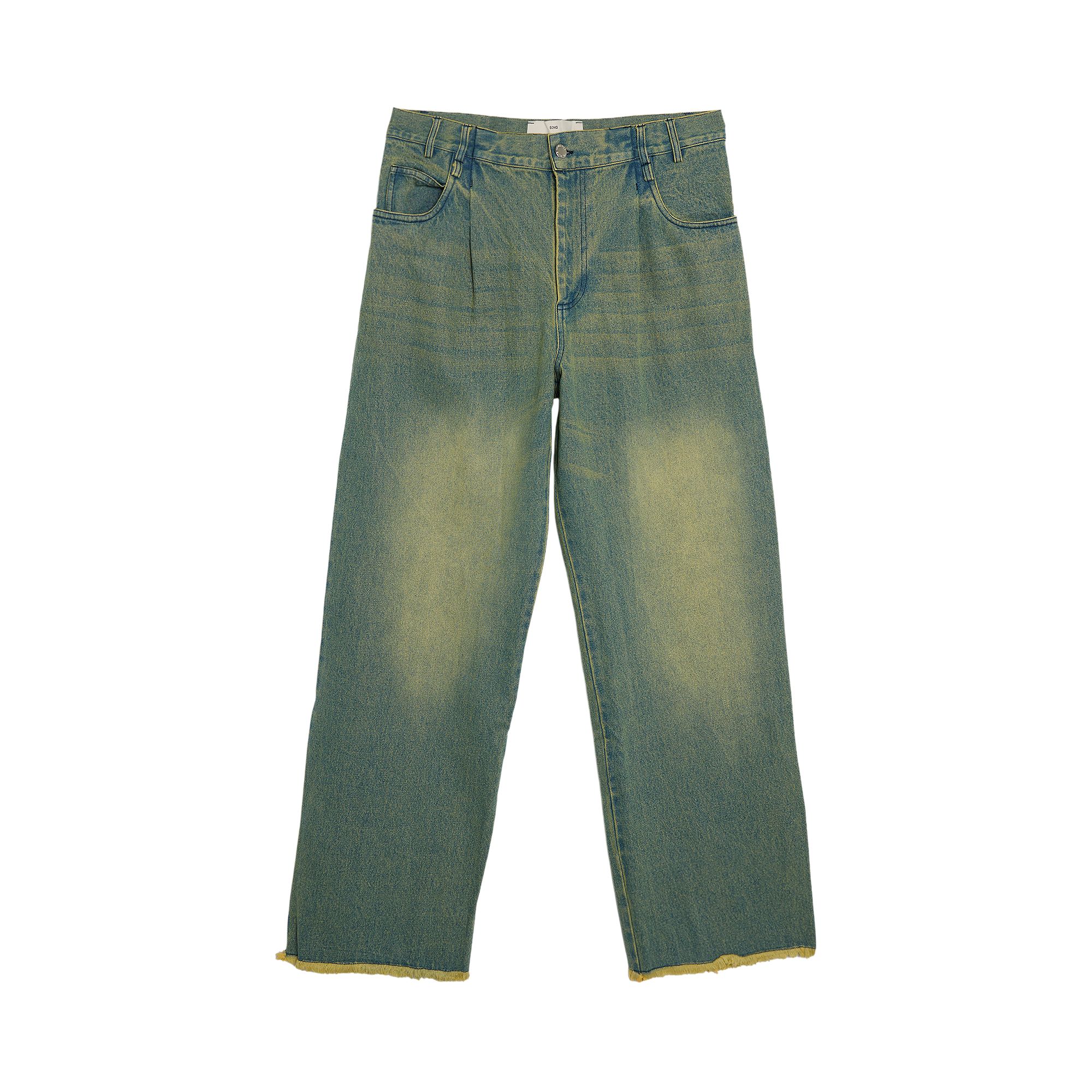 Pre-owned Song For The Mute Boyfriend Jeans 'blue' | Men's Size 50