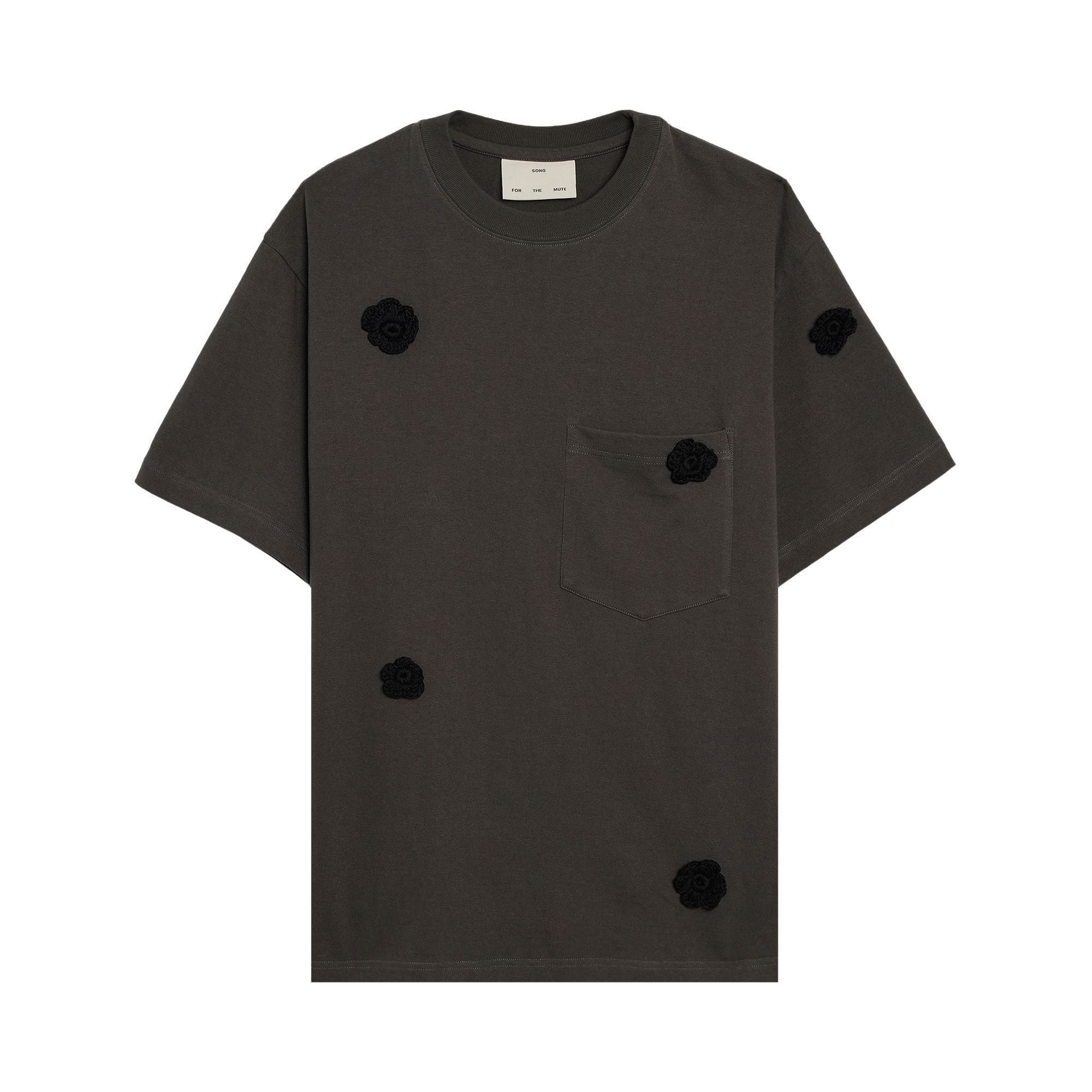 Pre-owned Song For The Mute Daisy Standard Tee 'washed Black' | Men's Size 52