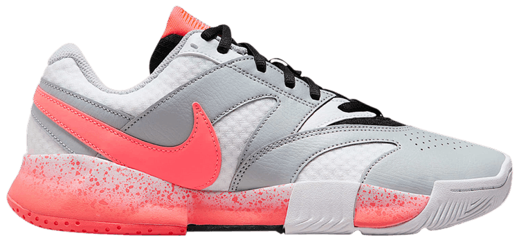 Nike Wmns Court Lite 4 WhiteWolf GreyHot Lava