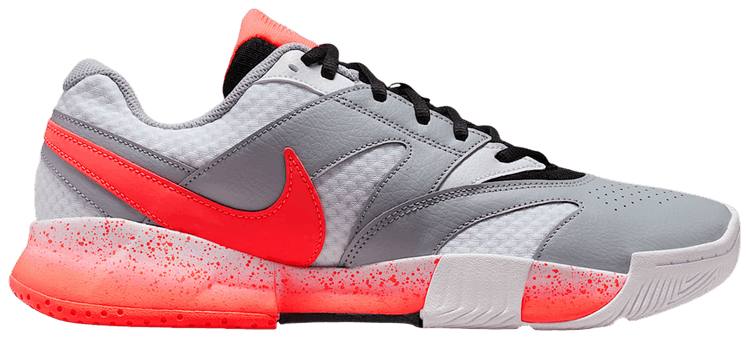 NikeCourt Lite 4 WhiteWolf GreyHot Lava