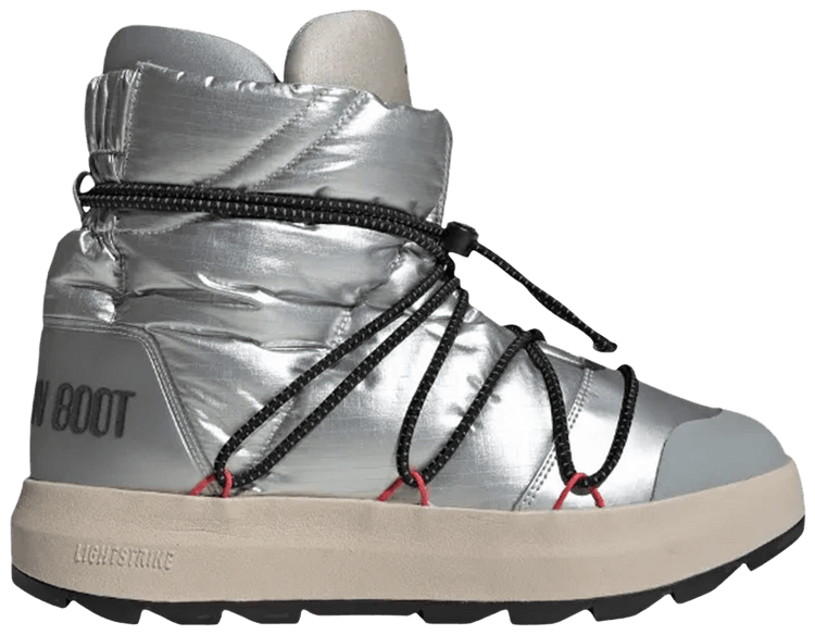 Moon Boot x adidas Ace Mid Silver