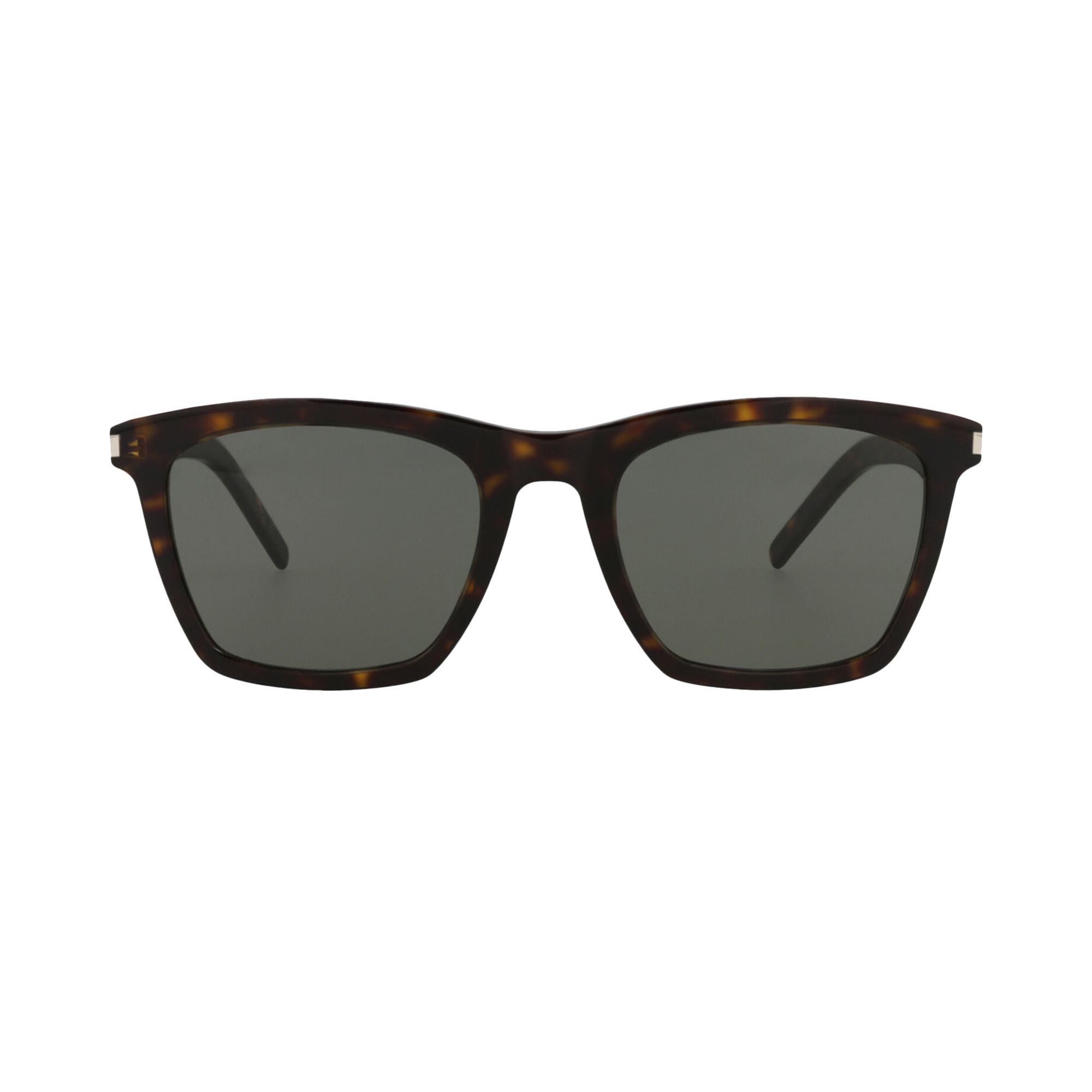 Pre-owned Saint Laurent Square-frame Acetate Sunglasses 'havana Grey' | Multi-color | Men's Size Onesize