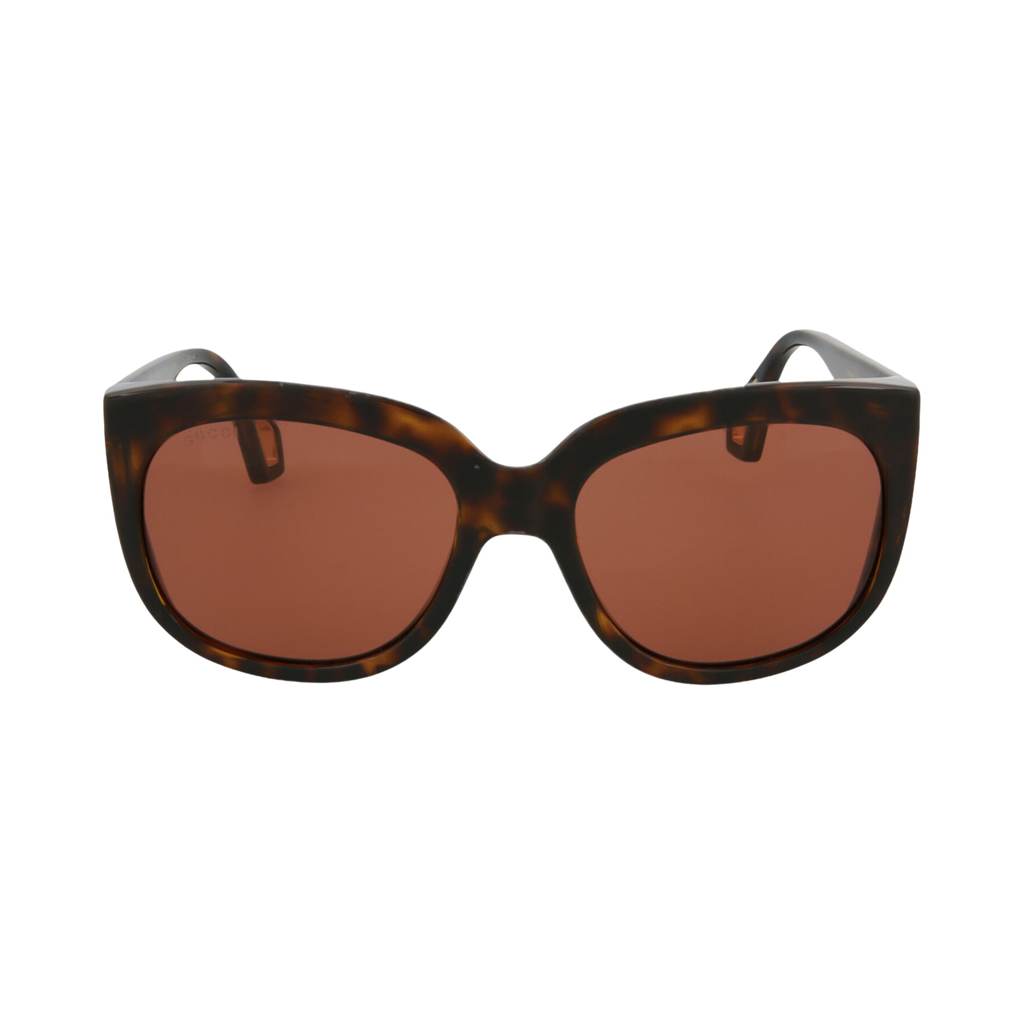 Pre-owned Gucci Square-frame Injection Sunglasses 'havana Brown' | Women's Size Onesize