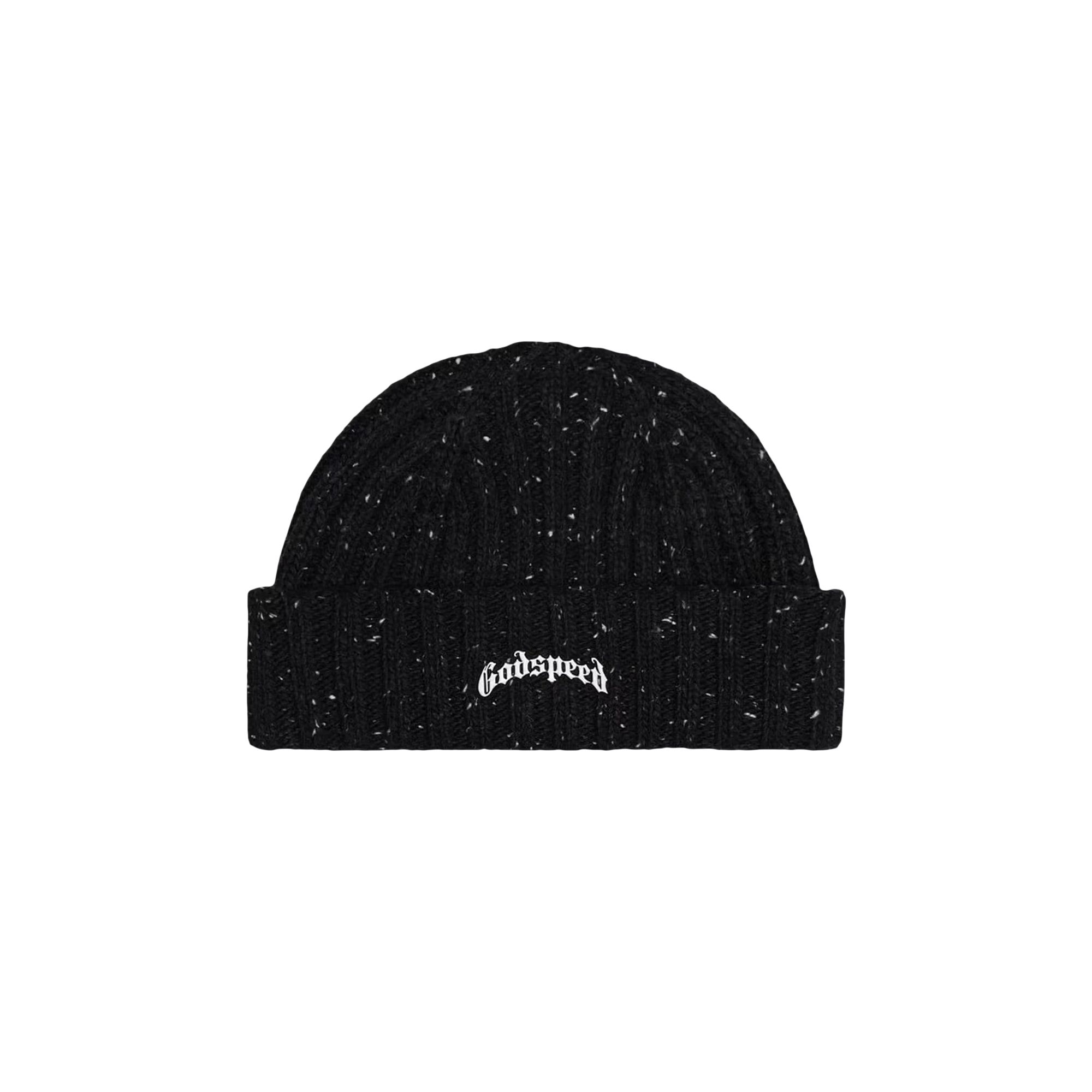 Pre-owned Godspeed Og Logo Emblem Beanie 'oreo' | Black | Men's Size Onesize