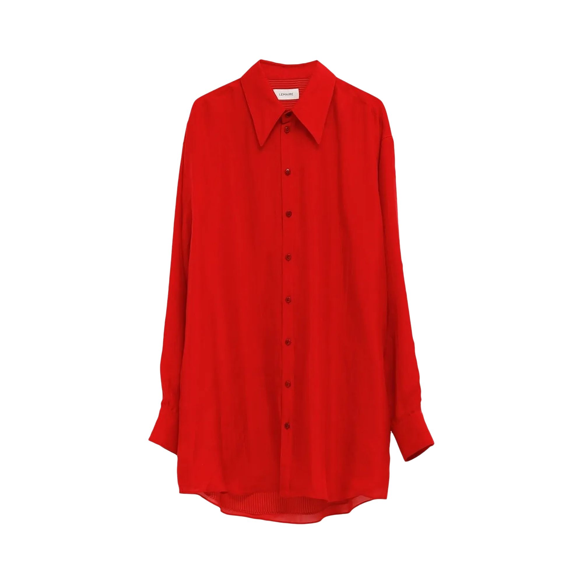 Pre-owned Lemaire Flowing Shirt 'scarlett' | Red | Women's Size 34