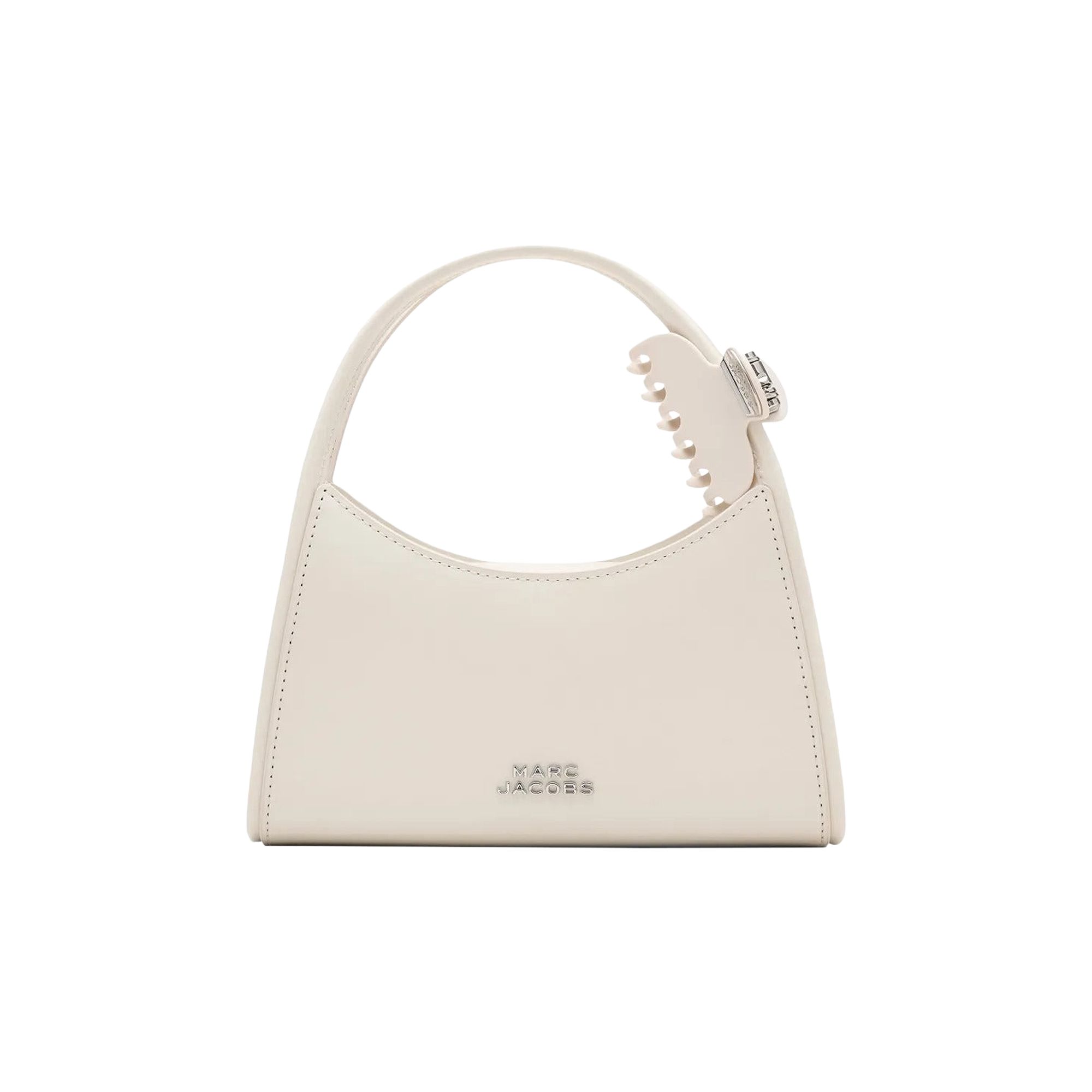 Pre-owned Marc Jacobs The Claw Clip Crossbody Glam Bag 'cotton' | White | Women's Size Onesize