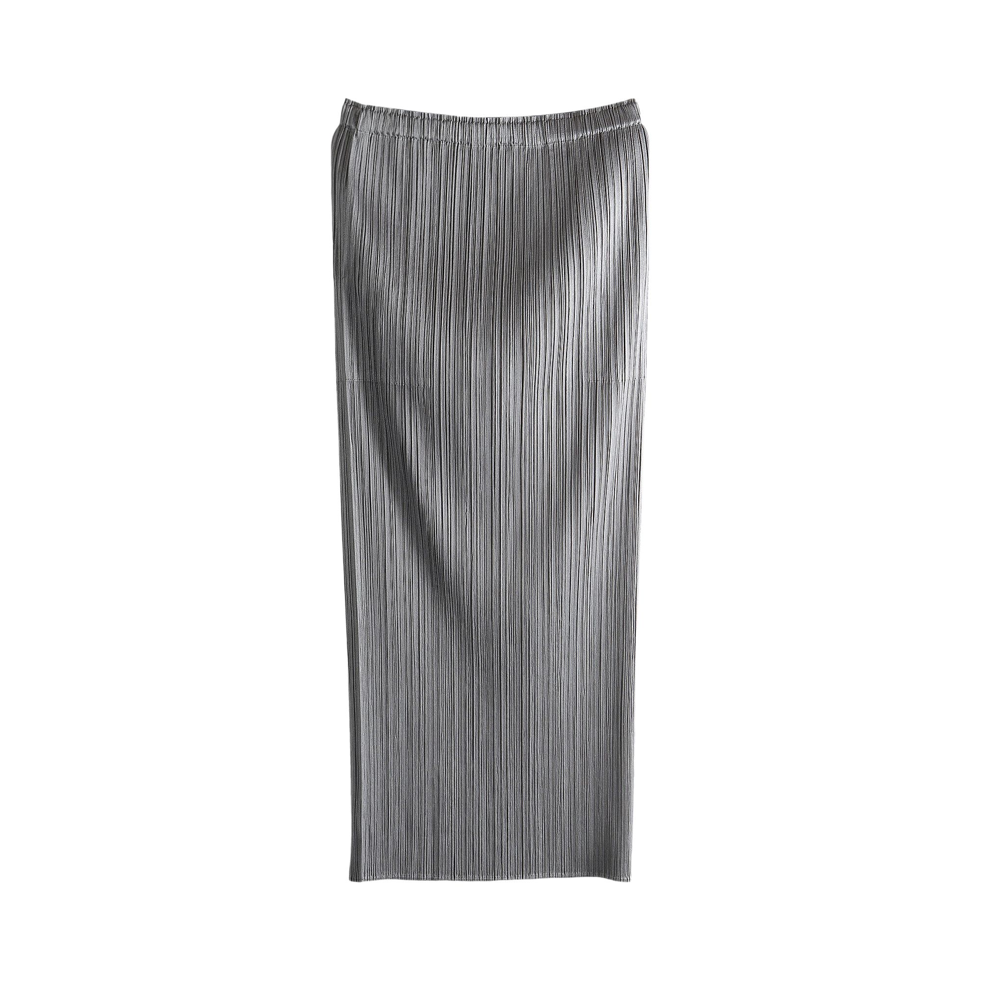 Pre-owned Issey Miyake Pleats Please Basics Skirt 'grey' | Women's Size 2 In Gray