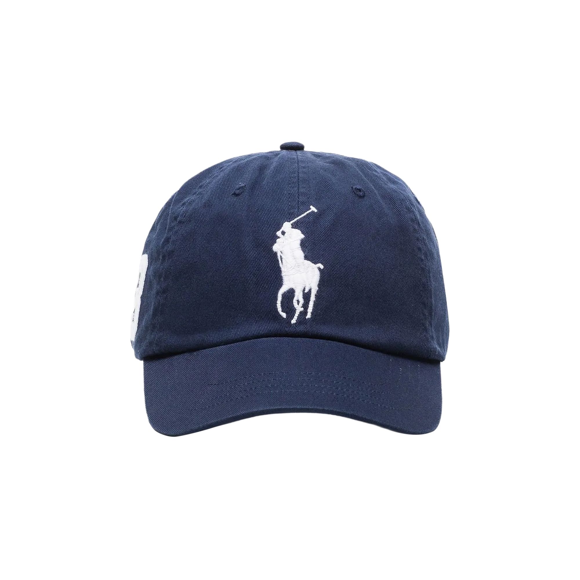 Pre-owned Polo Ralph Lauren Big Pony Chino Sport Cap 'newport Navy' | Blue | Men's Size Onesize