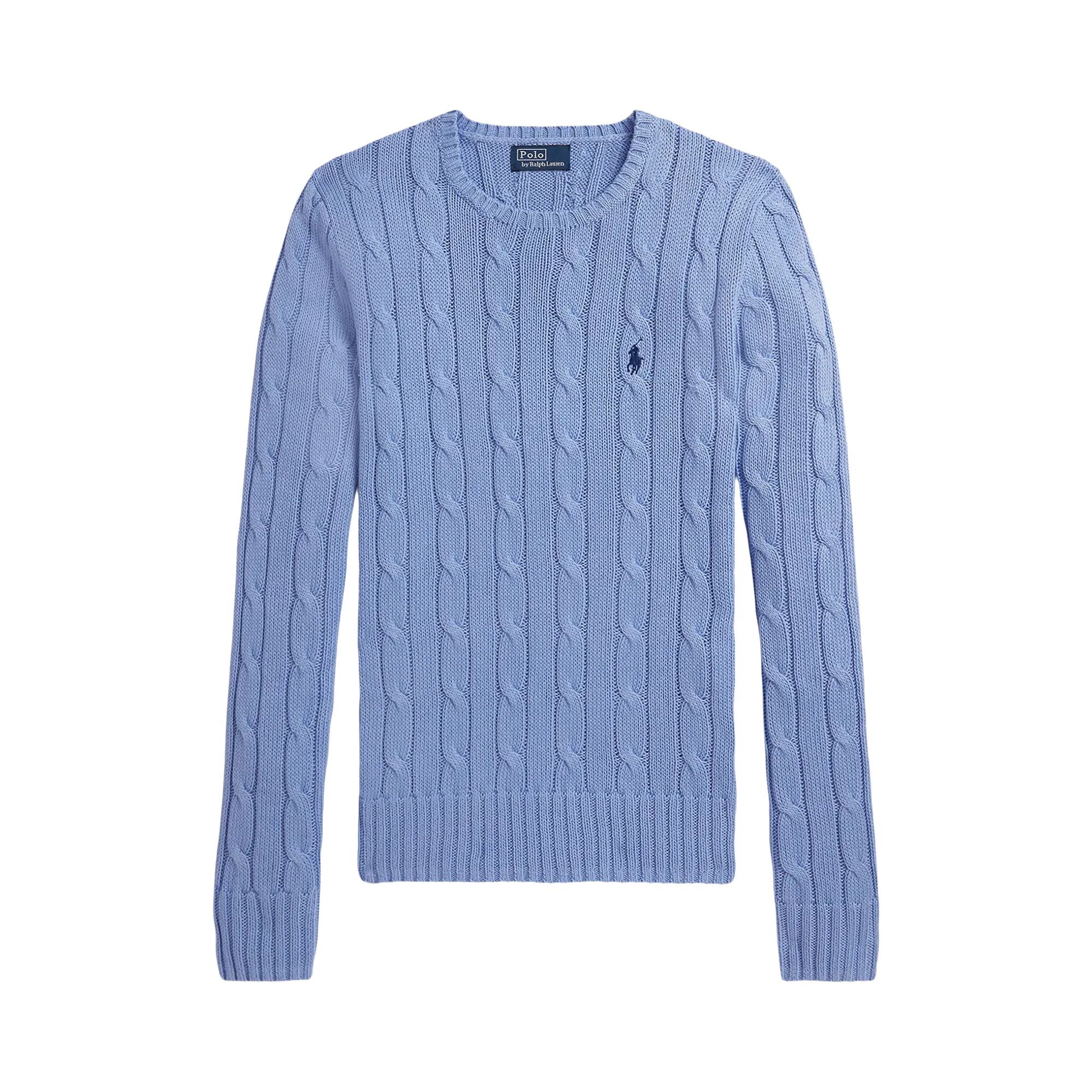 Pre-owned Polo Ralph Lauren Pima Cotton Julianna Long-sleeve Pullover 'blue' | Women's Size S