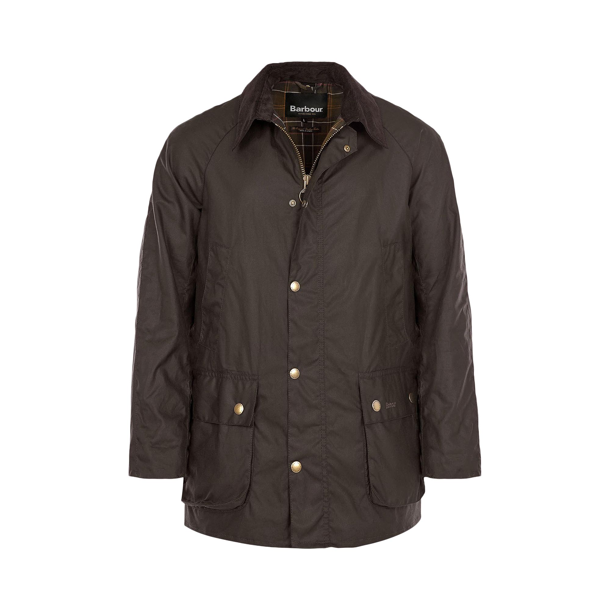 Pre-owned Barbour Ashby Wax Jacket 'olive' | Green | Men's Size L