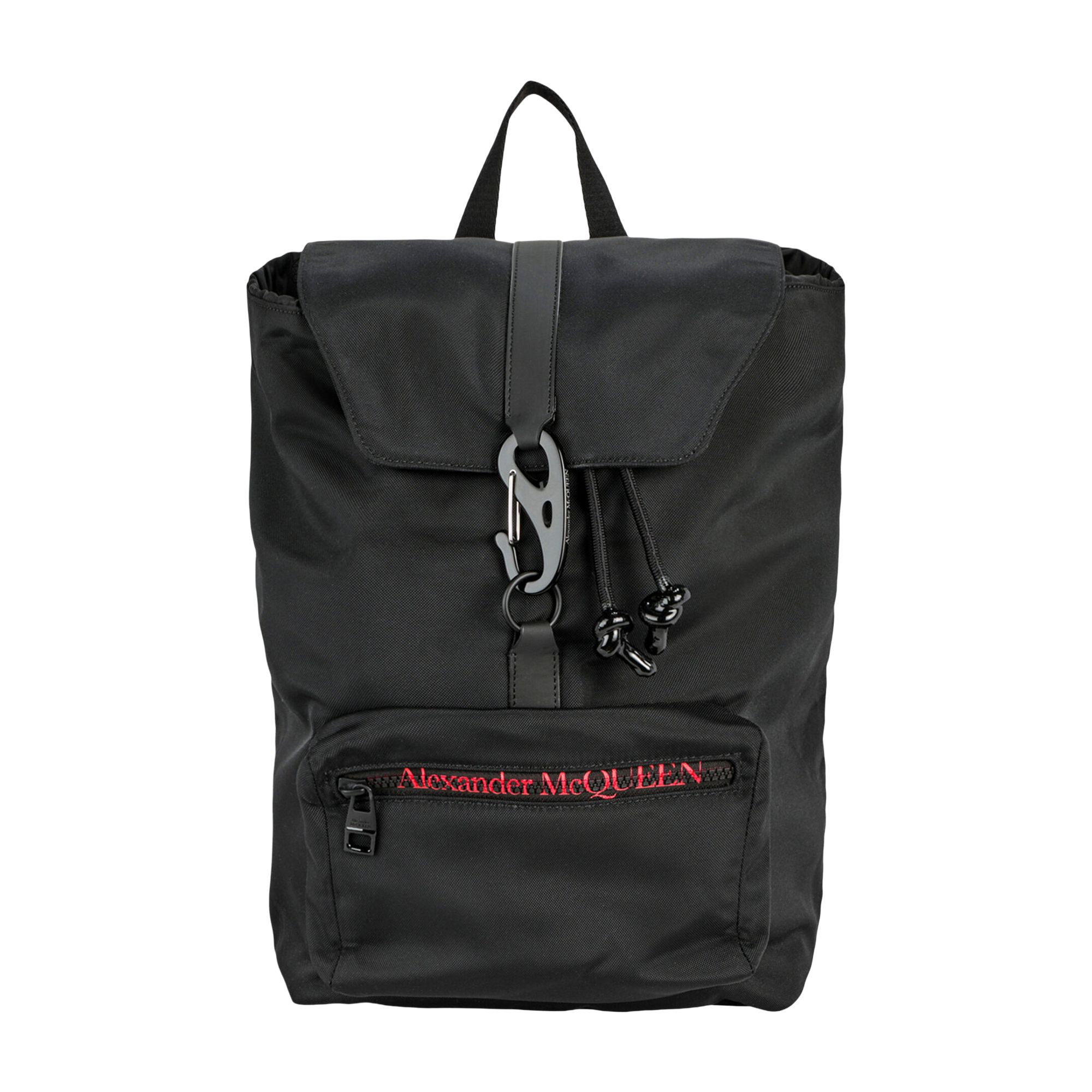 Pre-owned Alexander Mcqueen Urban Logo Detail Backpack 'black' | Men's Size Onesize