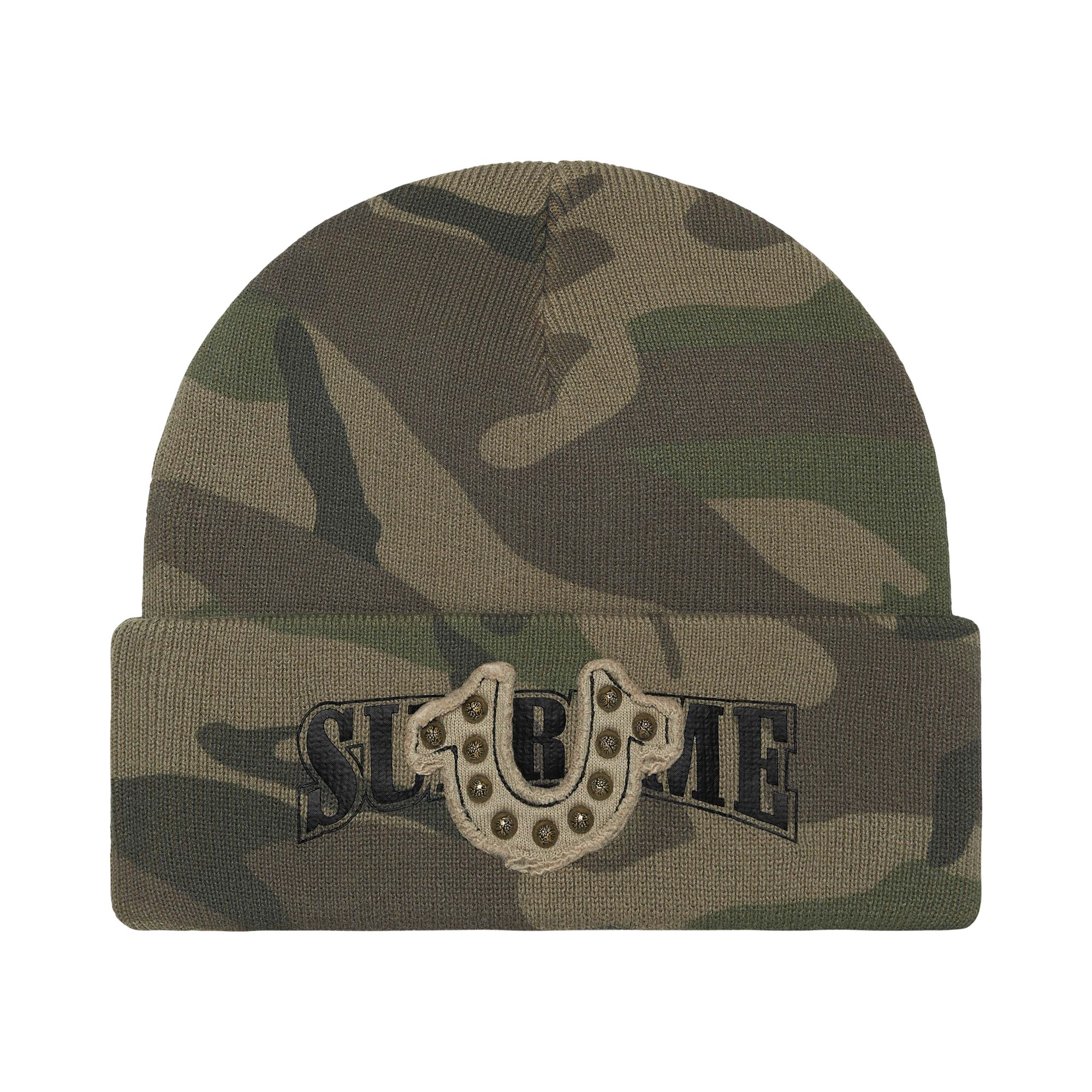Pre-owned Supreme X True Religion Beanie 'olive Camo' | Green | Men's Size Onesize