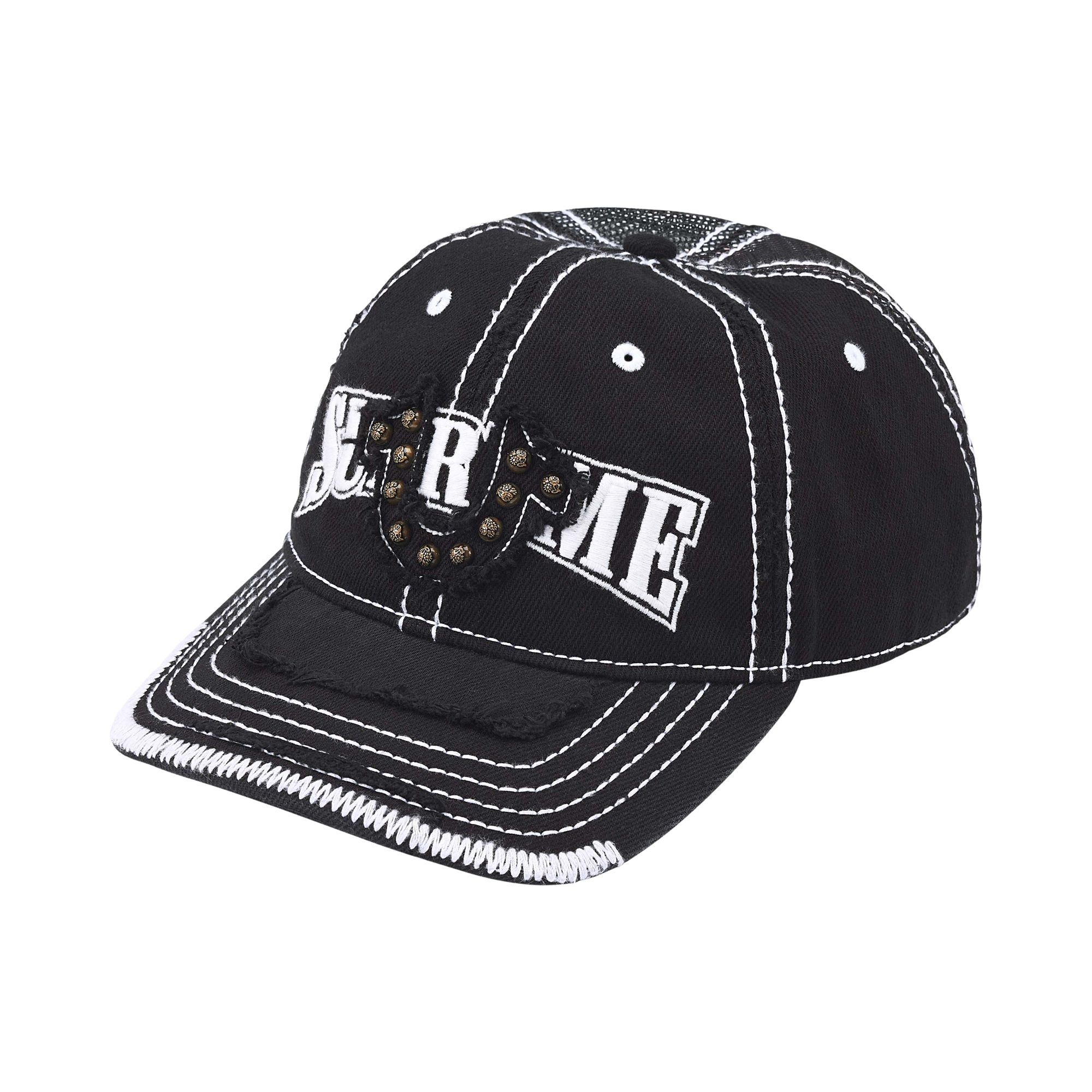 Pre-owned Supreme X True Religion Mesh Back 6-panel 'black' | Men's Size Onesize