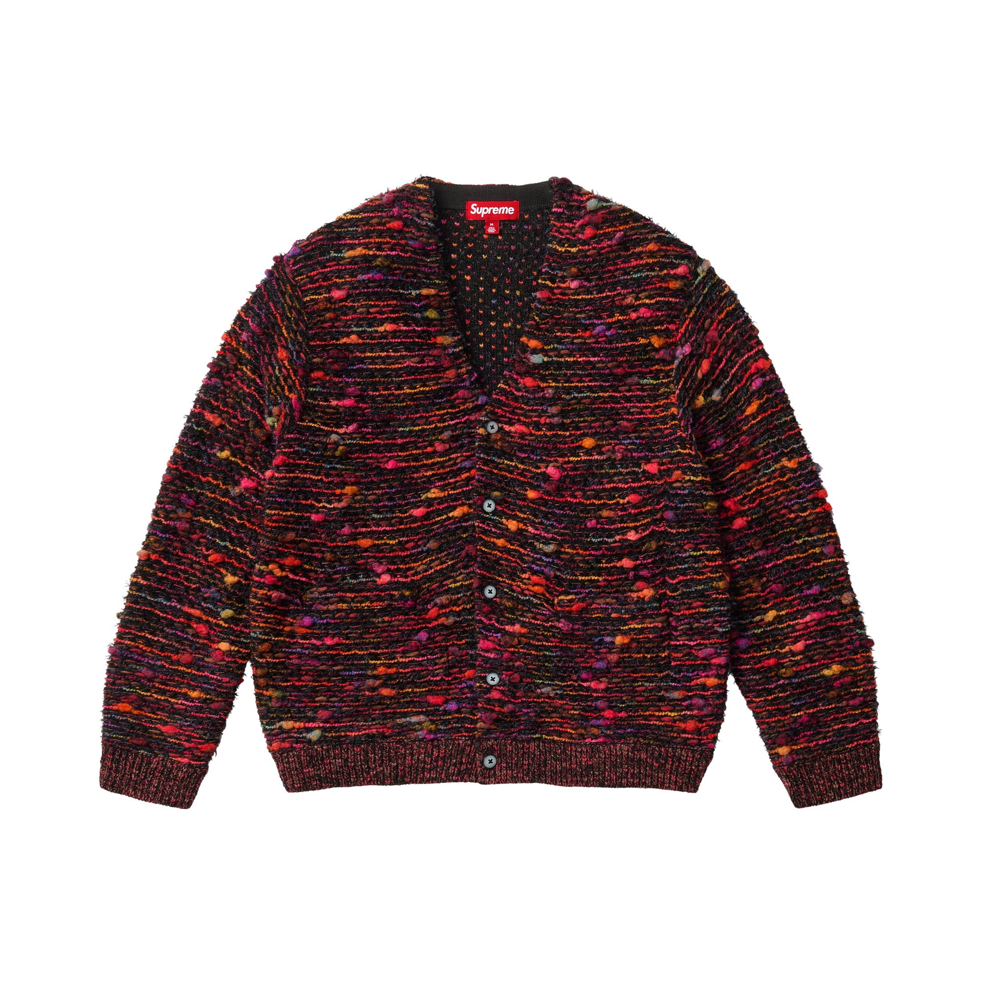 Pre-owned Supreme Textured Cardigan 'orange' | Men's Size Xl