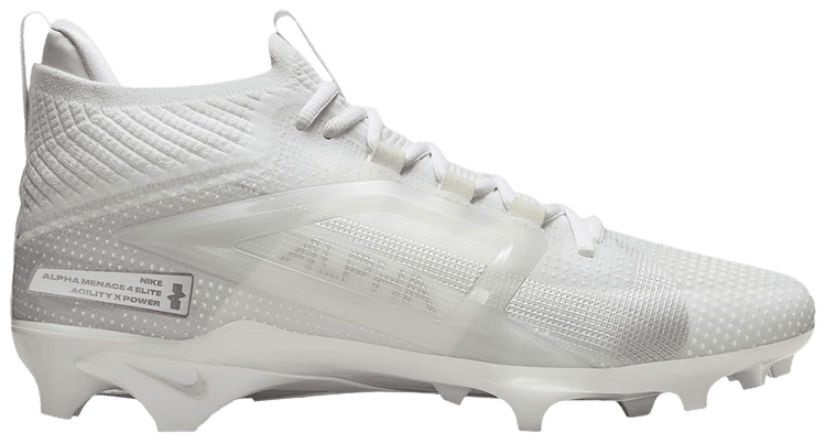 Nike Alpha Menace 4 Elite WhiteMetallic Silver