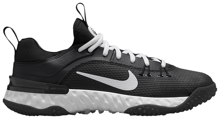 Nike Huarache 9 Elite TF LAX BlackWhiteWhite